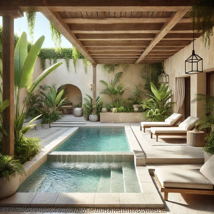 Transform Your Outdoor Space: The Ultimate Guide to Courtyard Pool Design with Tropical Elegance